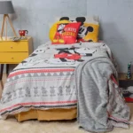 PLUMÓN DISNEY MICKEY ORIGINAL 1.5 PLAZAS GRIS CLARO