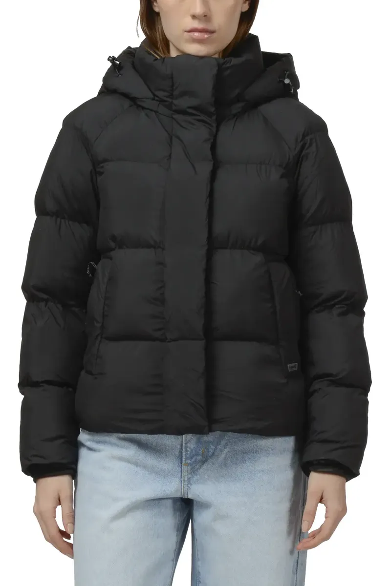 parka negra 4 PARKA MUJER LEVI'S NEGRA TALLA S - Imagen 1