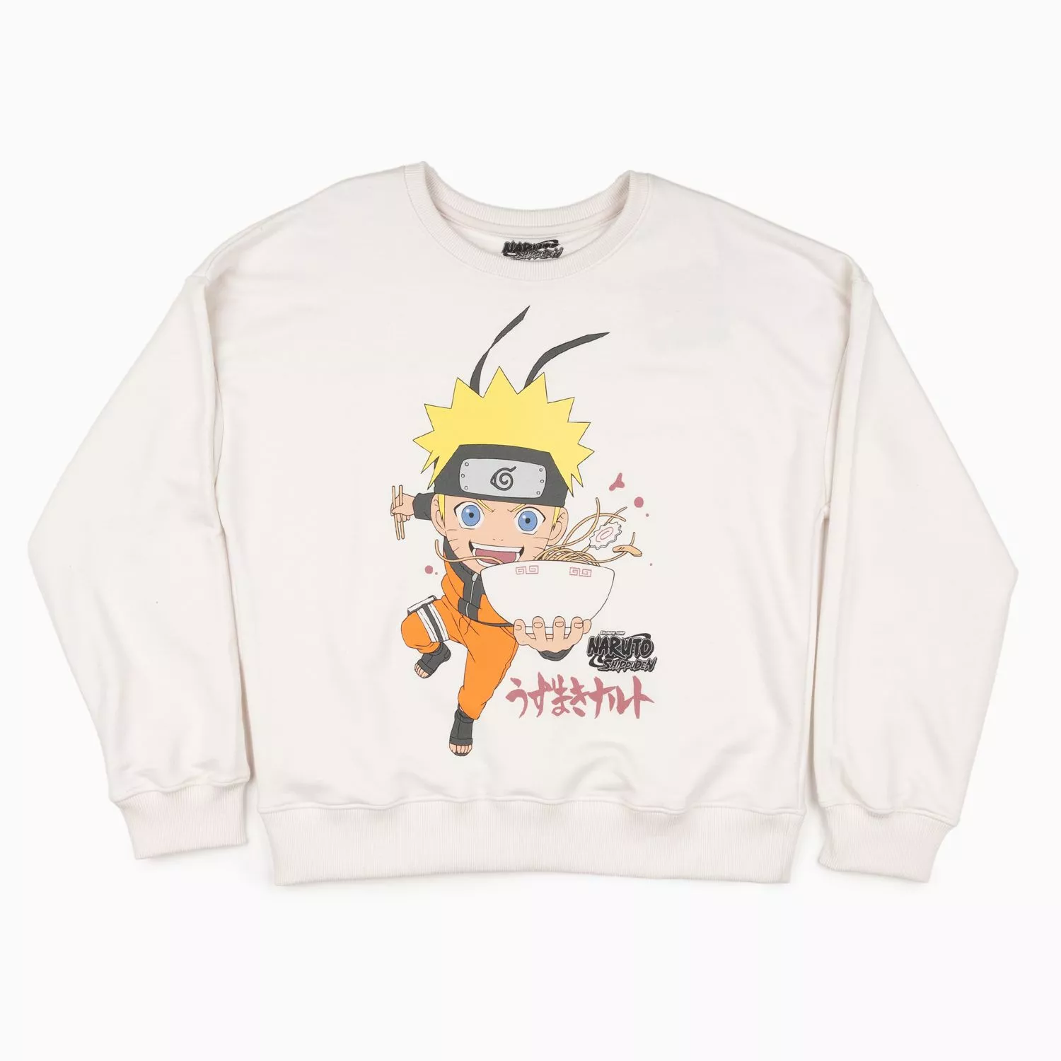 poleron naruto ramen Poleron niña Ramen Blanco Naruto® - Imagen 1