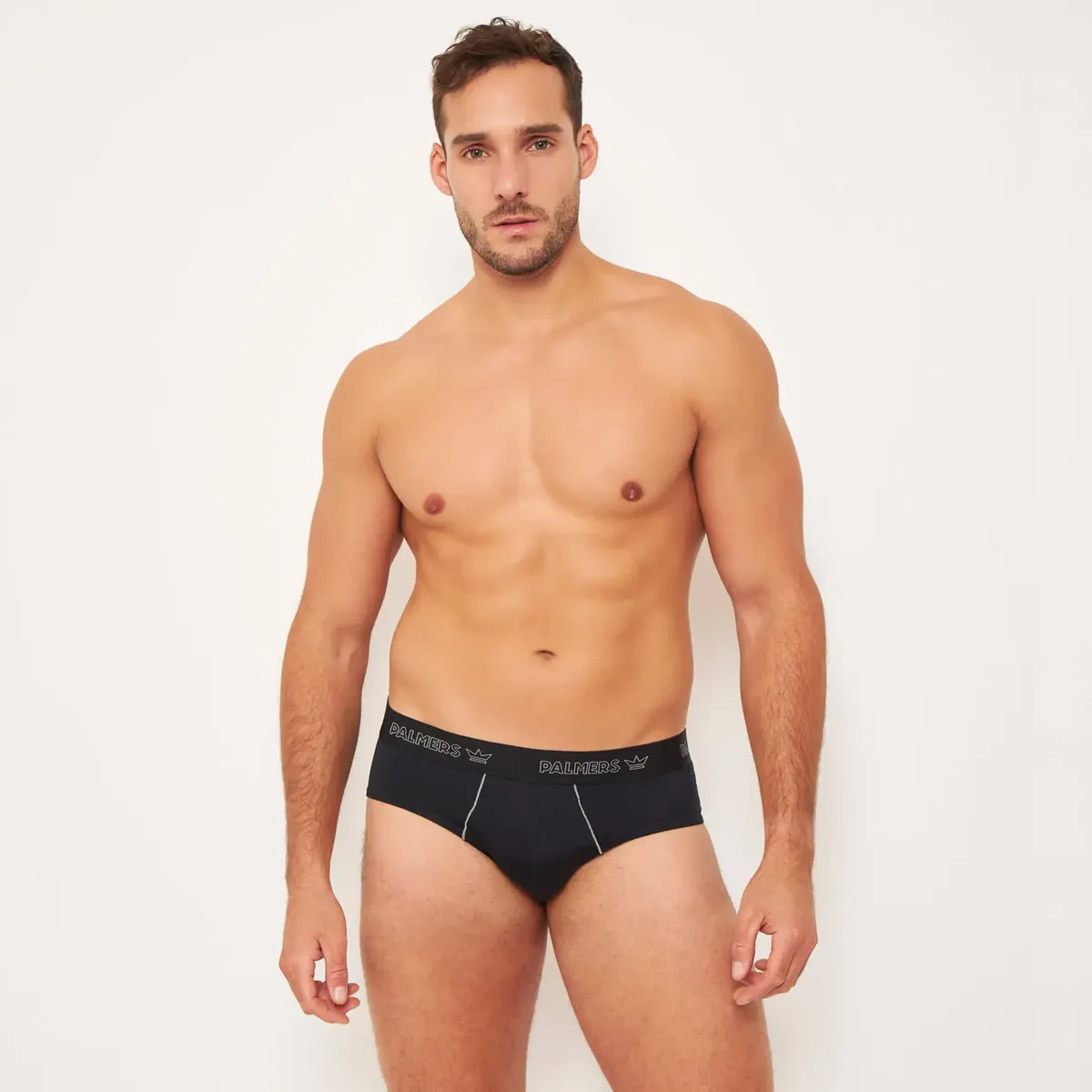 slip x 3 negro 2 Pack 3 Slip Microfibra Palmers Hombre - Imagen 1
