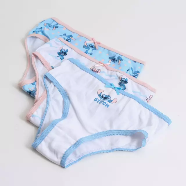CALZON STITCH PACK CALZON NIÑA PACK 3 STITCH CELESTE - DISNEY® - Imagen 1