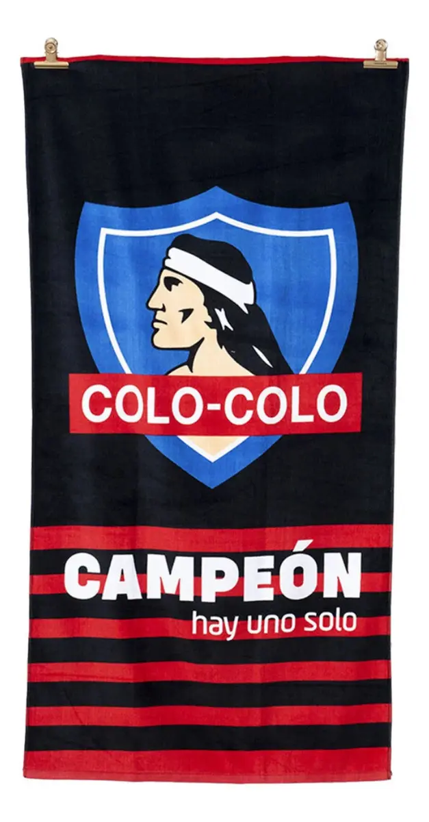 COLO COLO PLAYA TOALLA DEPORTIVA OFICIAL COLO COLO - MASHINI - Imagen 1