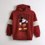 Polerón Cerrado Hoodie Mickey Burdeo - Disney®