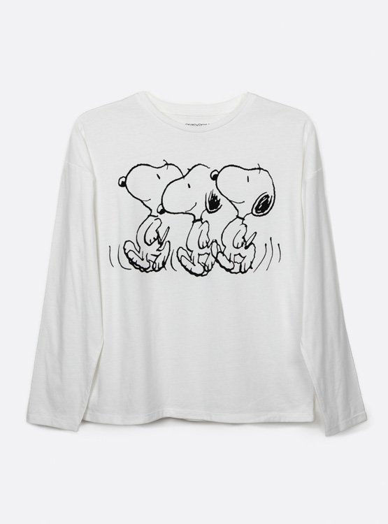 Polera Snoopy niña POLERA MANGA LARGA NIÑA SNOOPY ® - Imagen 1