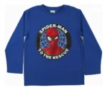 Polera Manga Larga Niño Rescue Spiderman Azul Marvel®
