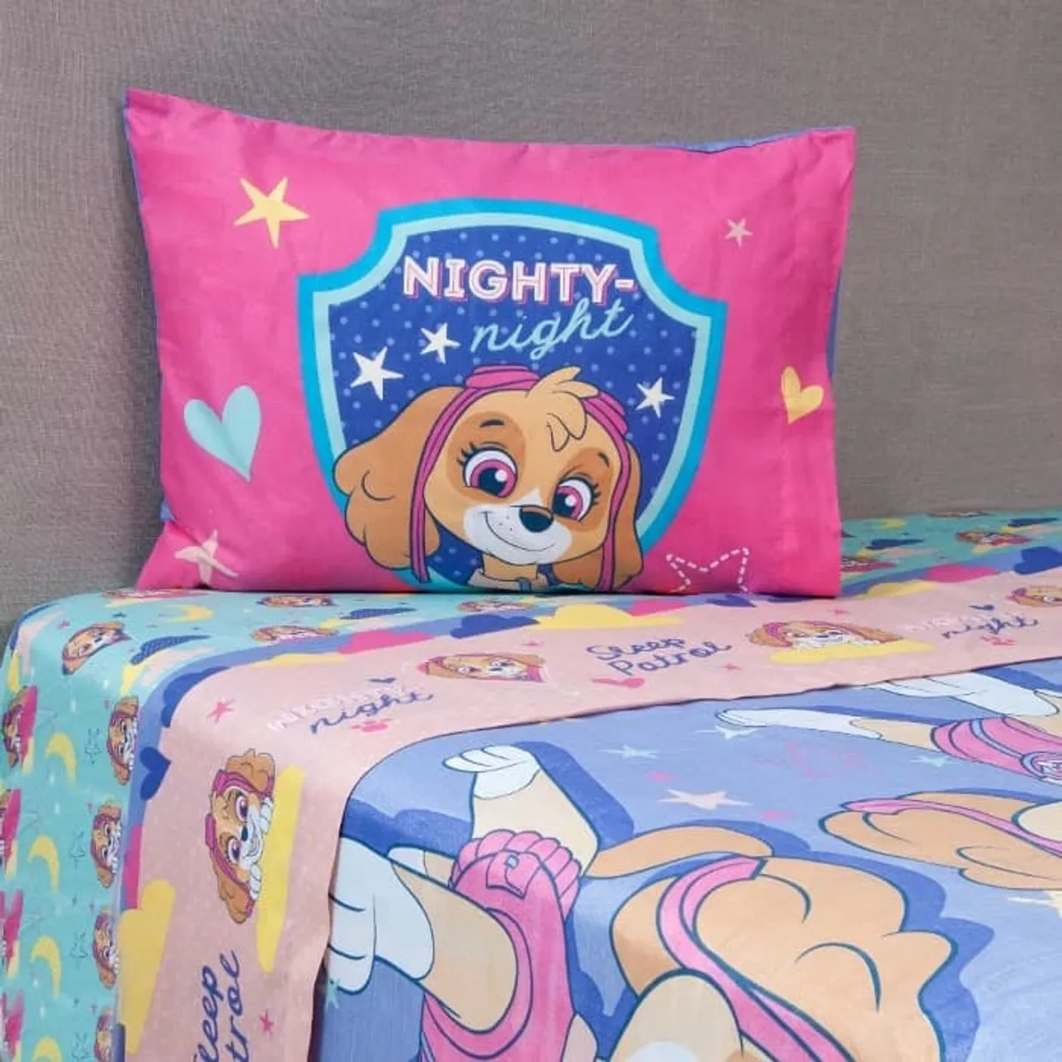 SABANA PAW SABANA INFANTIL PAW PATROL 1.5 PLAZAS - Imagen 1