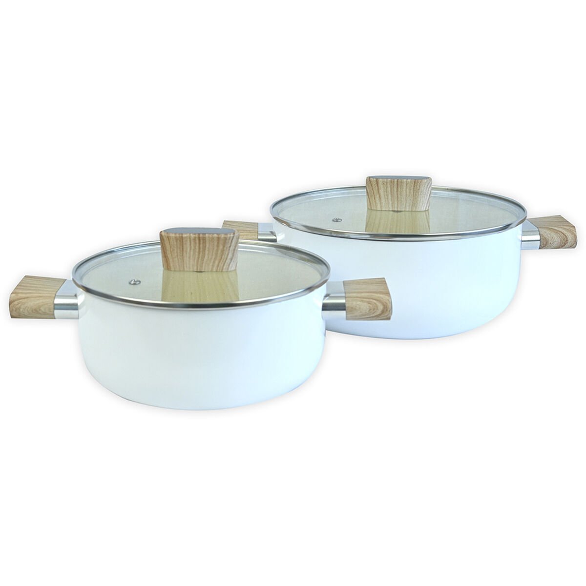 SET OLLAS Set Cacerolas Aluminio Prensado Satellite - Doral - Imagen 1