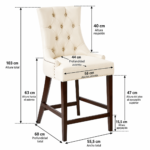 Banqueta Bakerford Beige Tapizada – StyleWell - Imagen 2