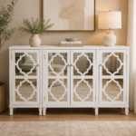 Armario Reflections Espejado de Madera Blanco - Stylewell
