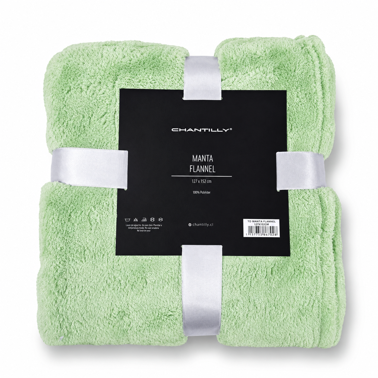 manta-flannel-verde MANTA FLANNEL SUAVE CHANTILLY - Imagen 1