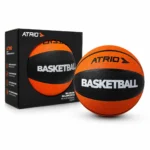 Balón de Básquetbol ES397 Tamaño N°7 Oficial Negro/Naranjo - Atrio®