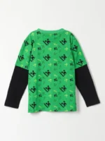 POLERA MANGA LARGA ALGODÓN NIÑO MINECRAFT® - Imagen 2