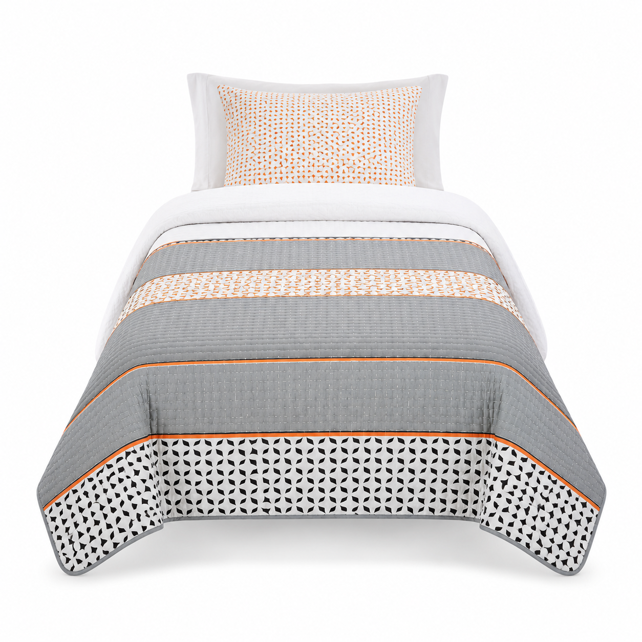 quilt-sherpa-mashini QUILT SHERPA CITRON ESTAMPADO 1.5 plaza - MASHINI® - Imagen 1