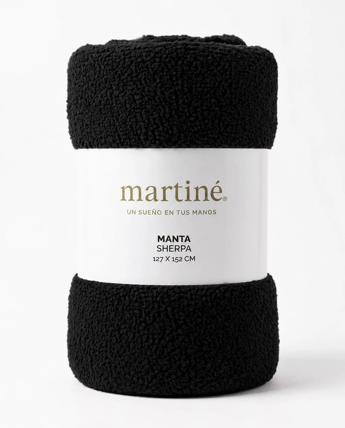 sherpa negro MANTA POLAR SHERPA 300gr - MARTINÉ - Imagen 1