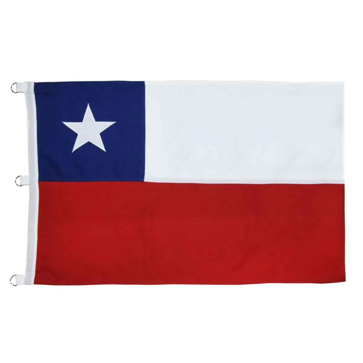 BANDERA DORAL Bandera Chilena Estrella Bordada - Doral® - Imagen 1