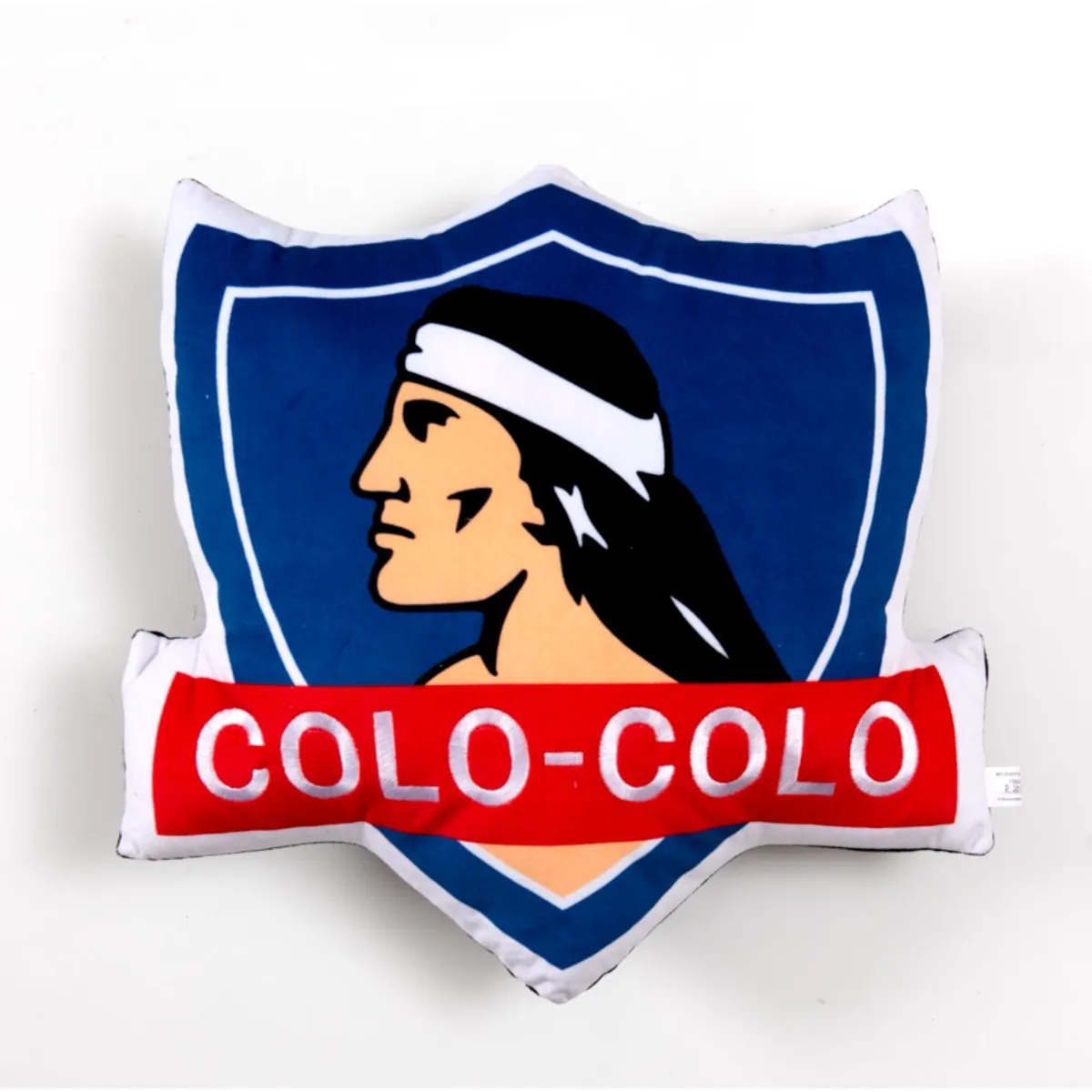 COJIN COLO COLO Cojín Velour Bordado con Forma 45x45 cm Colo Colo - Mashini - Imagen 1