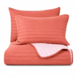Quilt Toledo 2 plazas Diseño Moderno Terra Rosado - Mashini® - Imagen 2
