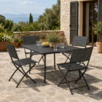 Set Sillas de Comedor Plegable de Mimbre para Exterior - StyleWell