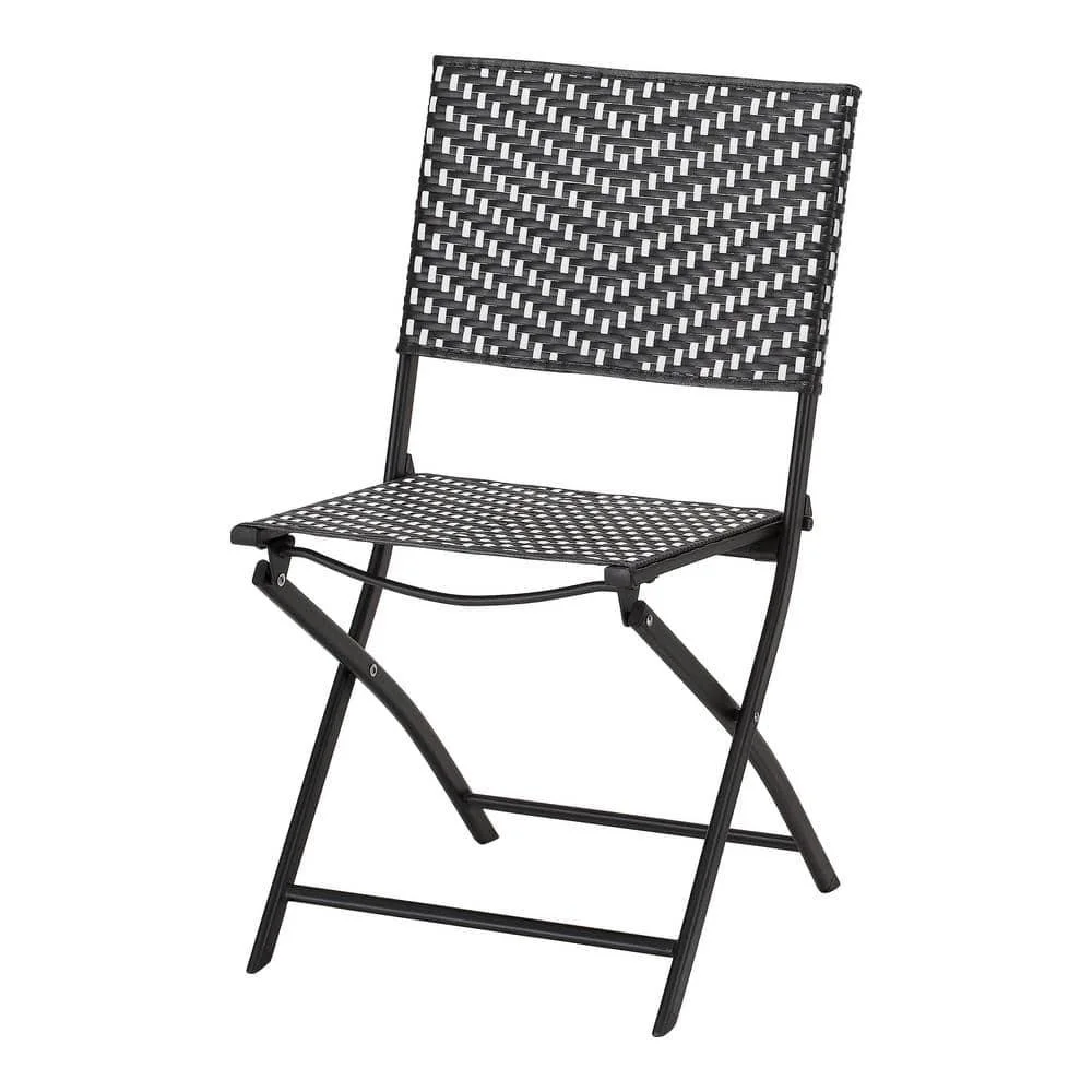 SILLA PLEGABLE Silla de Comedor Plegable de Mimbre para Exterior - StyleWell - Imagen 1