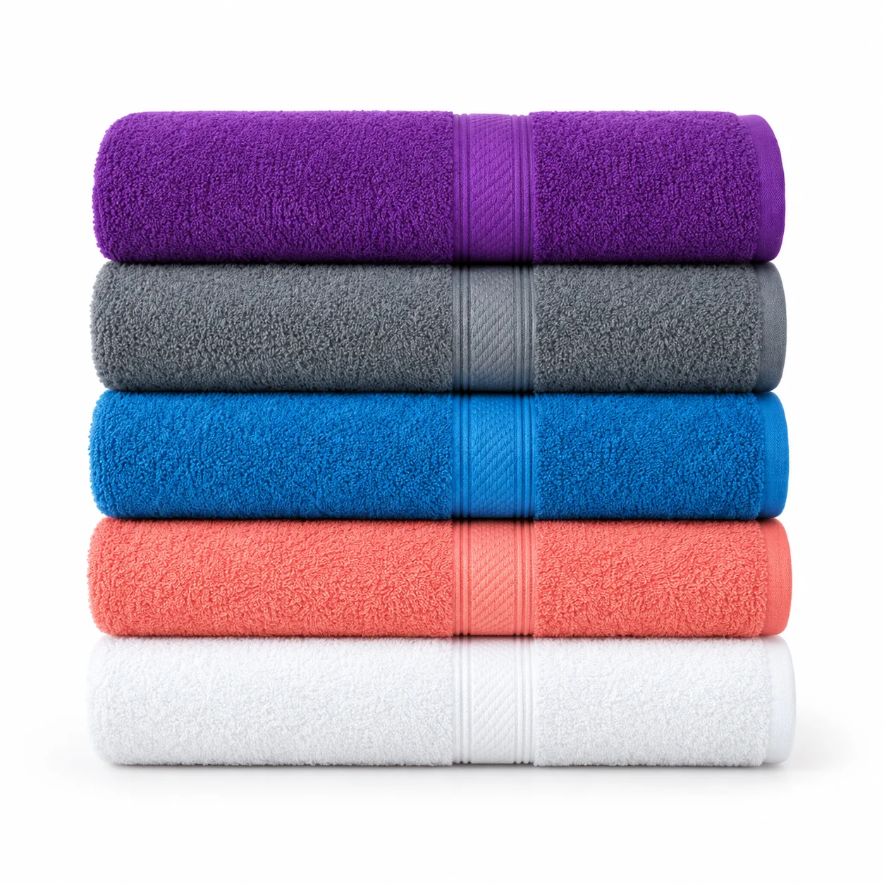 Toalla 450 gr blanco AF colores Toalla De Baño Cannon 70x140 cm - American Family® - Imagen 1