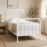 Cama Metálica Dorley Farmhouse Blanca Twin XL - Stylewell