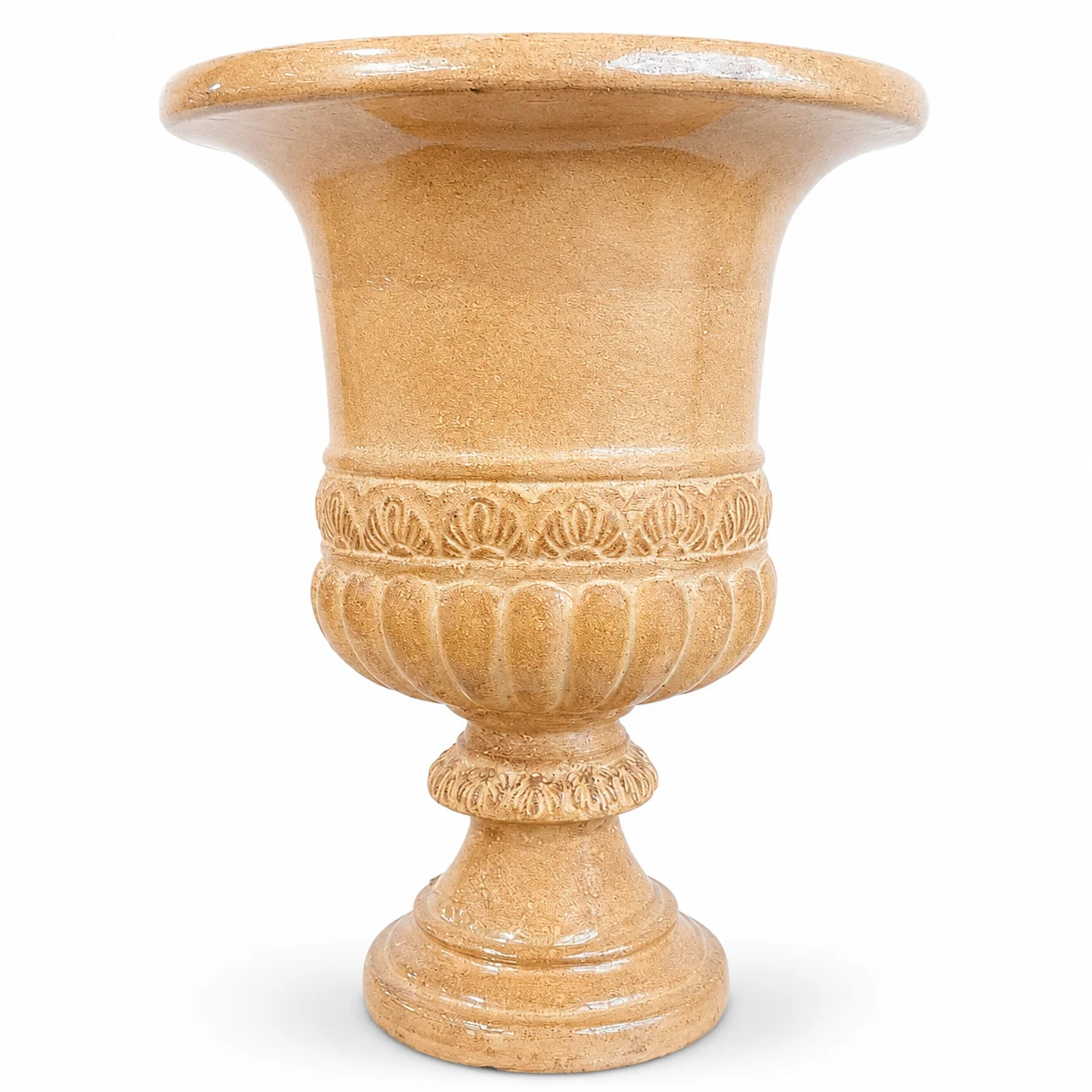 macetero Maceta de Piedra Romana de 21" Marfil Envejecido - The Home Depot® - Imagen 1
