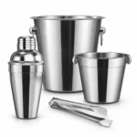 Set de Bar Acero 4 Piezas Cocktail- Cuiner®