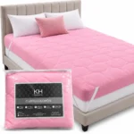 CUBRECOLCHON 2 PLAZAS ROSADO - KEY HOME®