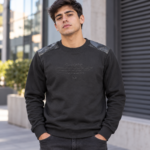 Poleron Fleece Jacket Algodón Negro- Gangster®