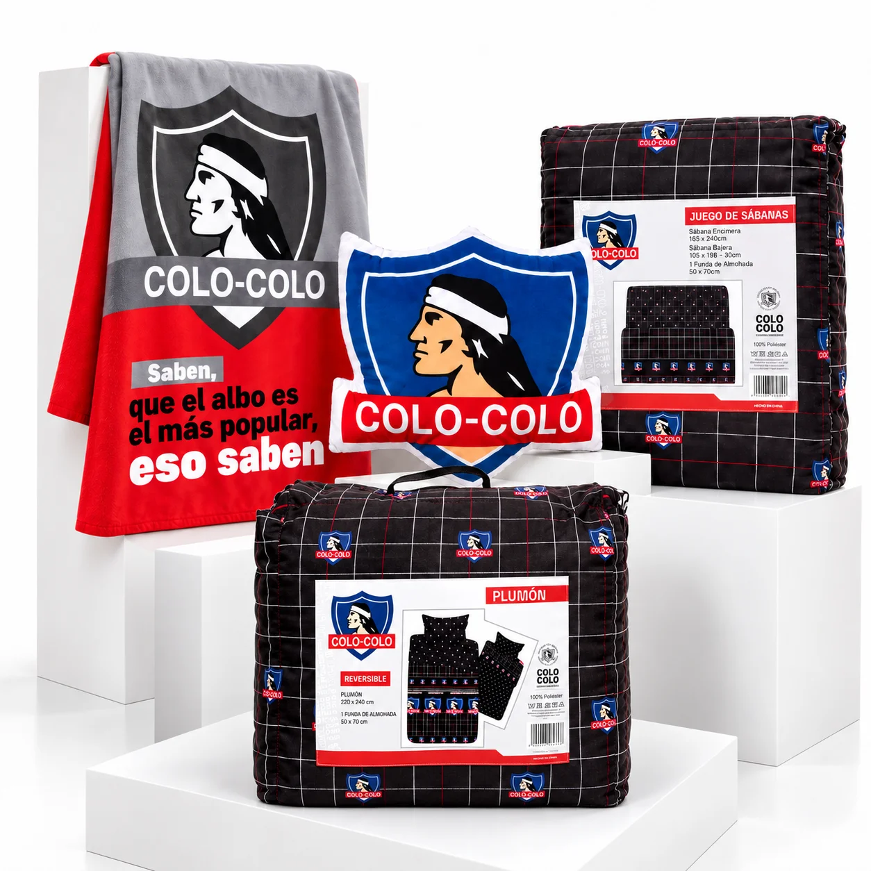 set Colo Colo PACK DORMITORIO COLO COLO 1.5 PLAZAS - MASHINI® - Imagen 1